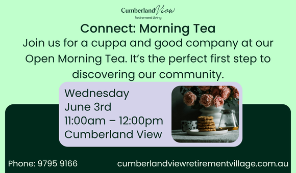 Retirement Village June Morning Tea